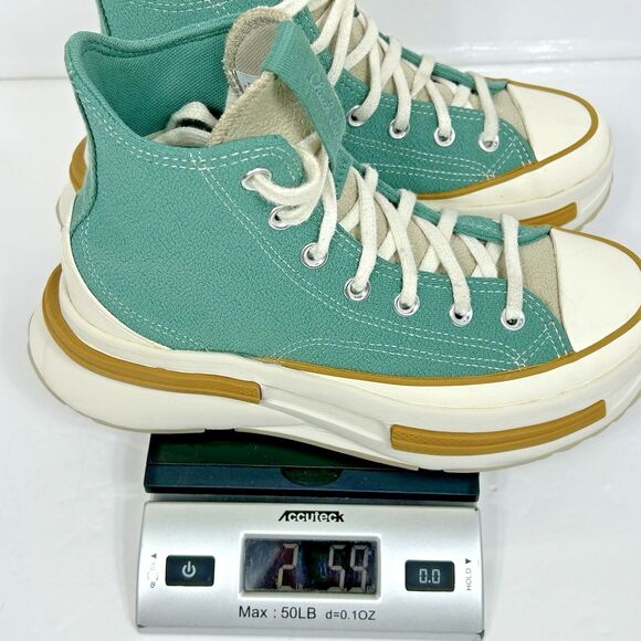 Chuck Taylor Converse Run Star Legacy CX HI Platform Men's 6 Women's 7.5 Teal - Picture 16 of 16